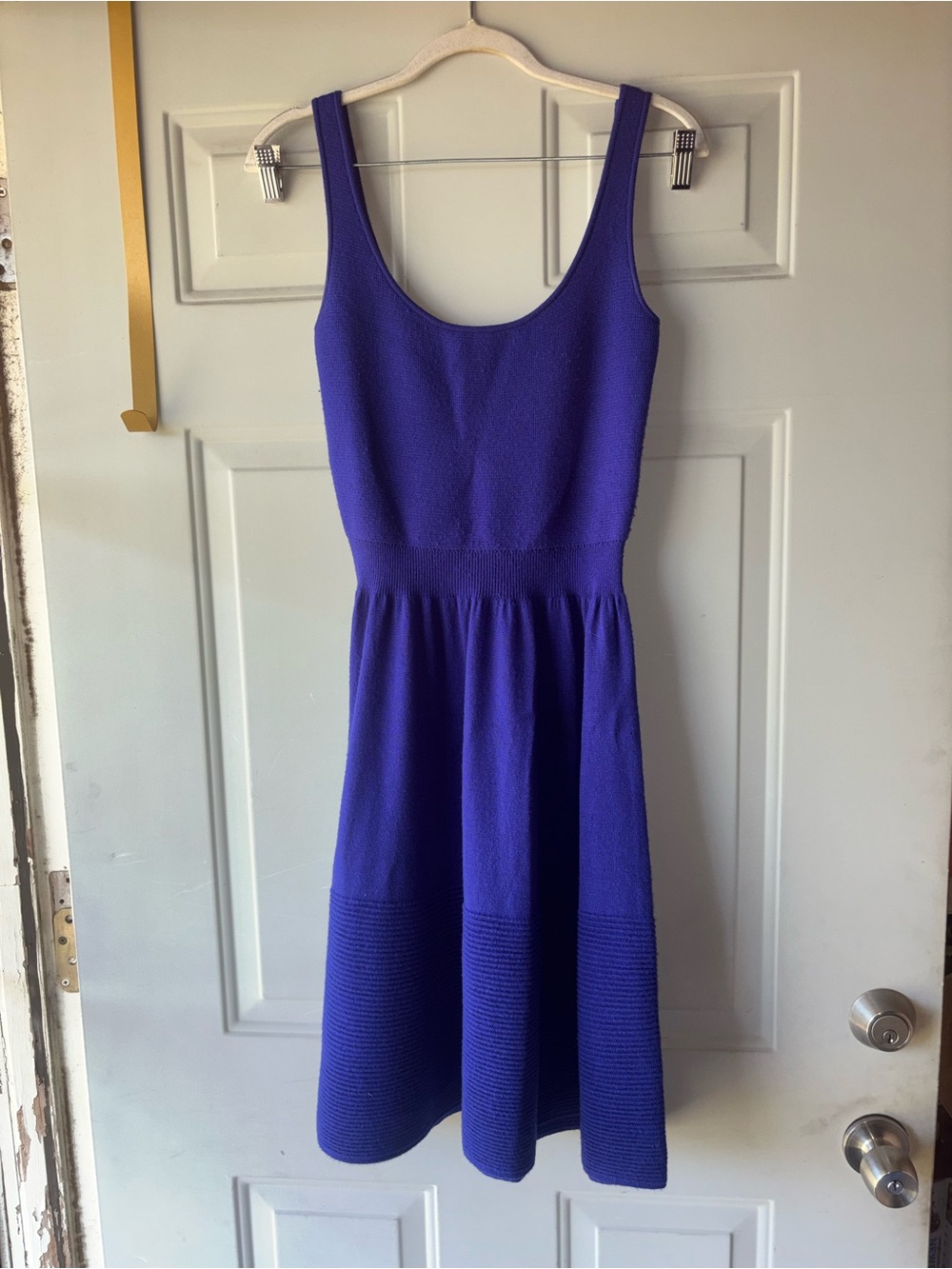 Kate Spade purple/royal wool knit dress size XS